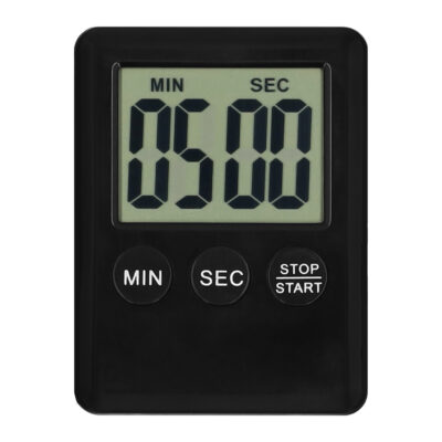 kookwekker digitaal zwart