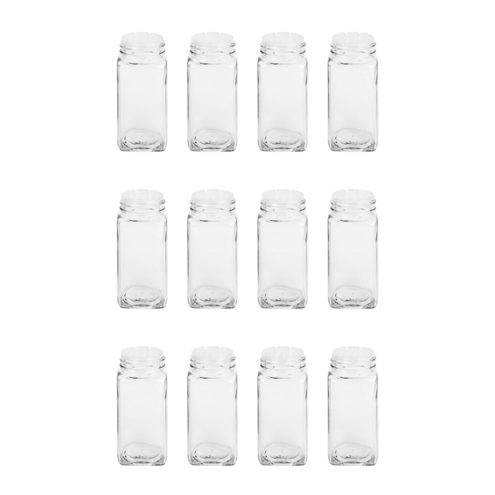 kruidenpotjes van glas met deksel