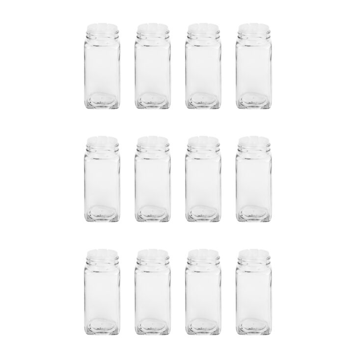 kruidenpotjes van glas met deksel