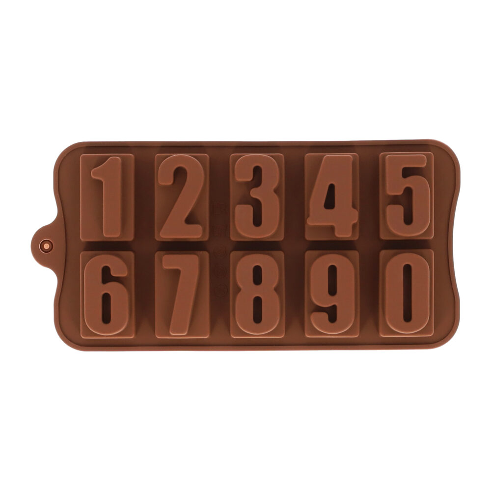 bakvorm siliconen cijfers