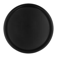 bakplaat rond zwart