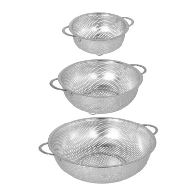 vergiet RVS set van 3