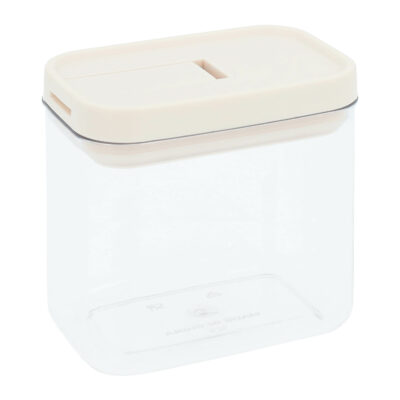 voorraadpotten plastic set van 4 800 ml