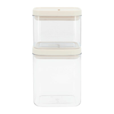 voorraadpotten plastic set van 4 1300 ml