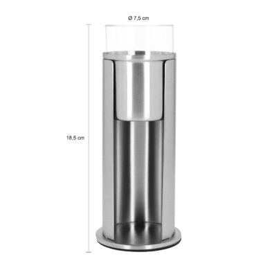 afmetingen houder wattenschijf en wattenstaaf houder