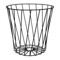 metalen zwart opbergmand