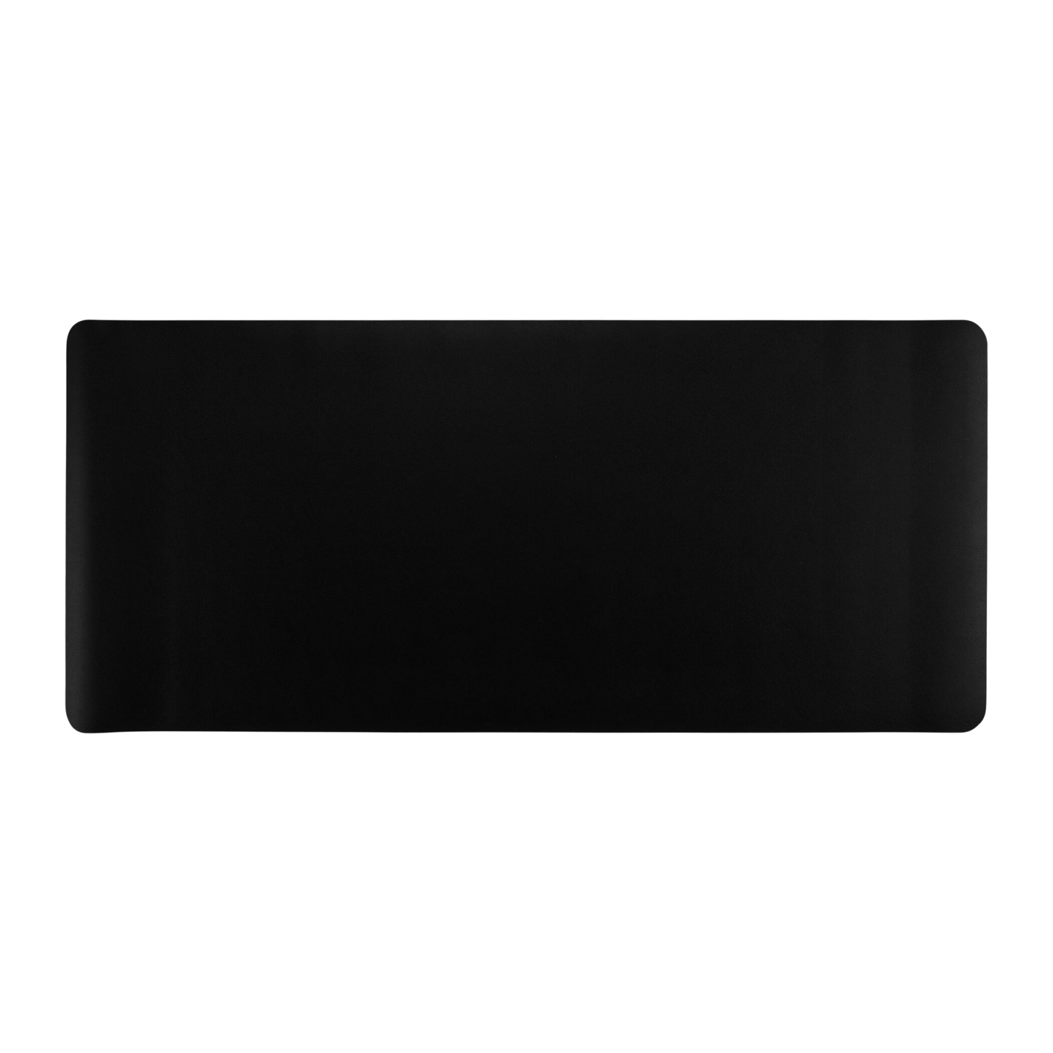 QUVIO Bureau onderlegger - PU Leer - Zwart