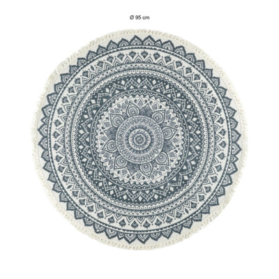 afmetingen rond vloerkleed