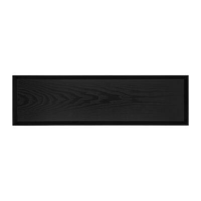 dienblad rechthoek hout zwart