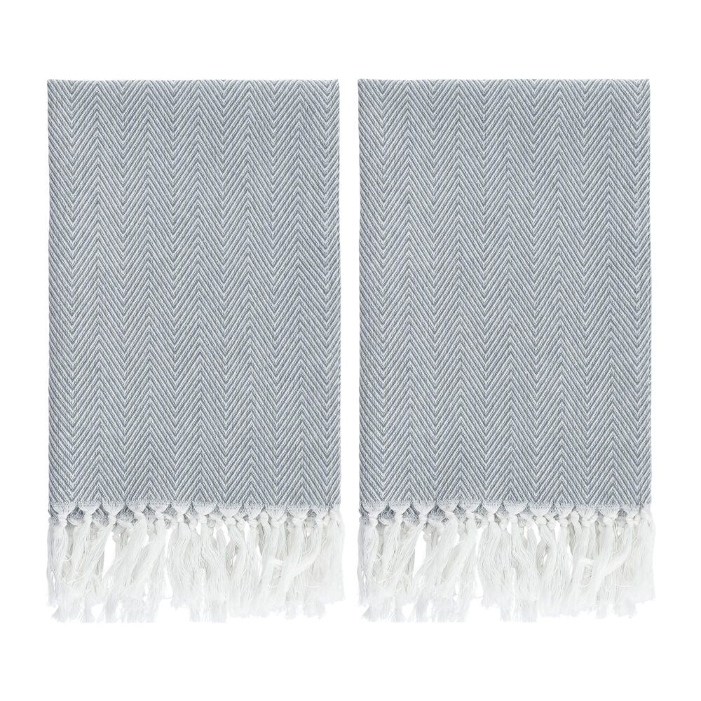 theedoek katoen met franjes