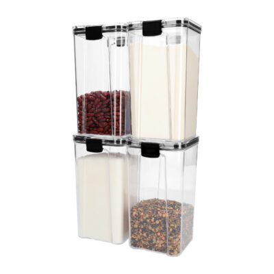 Voorraadpotten set van 4 van 1300 ml