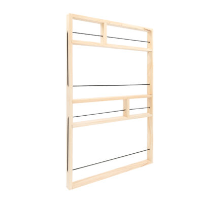 houten planken rek voor aan de muur