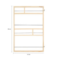 elastieken rek voor aan de muur van 40 bij 60 cm