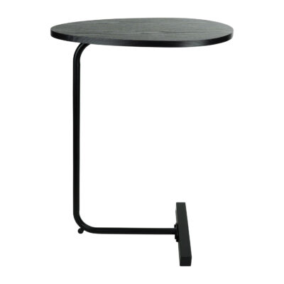 bijzettafel ovaal zwart