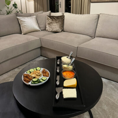 dienblad zwart langwerpig