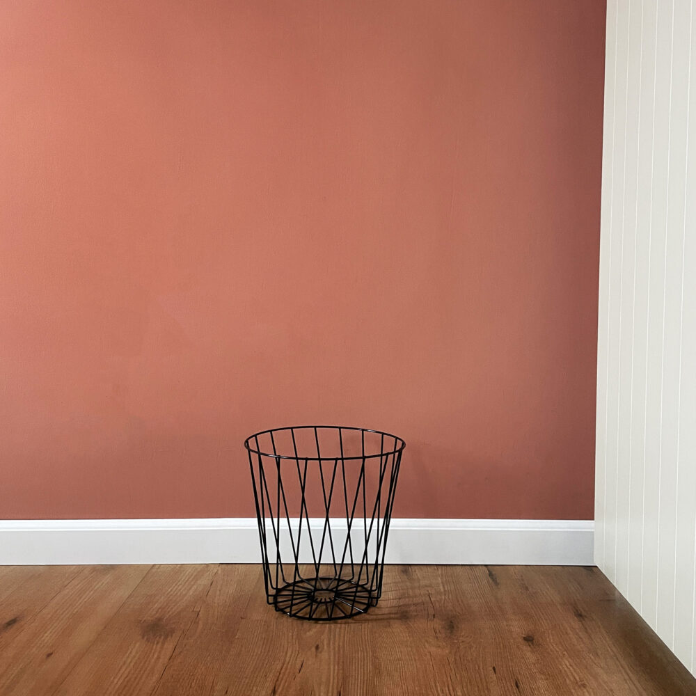 prullenbak opbergmand metaal zwart