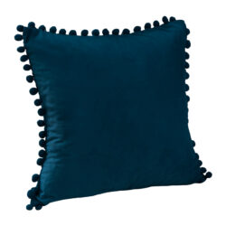 Kussenhoes bolletjes donkerblauw