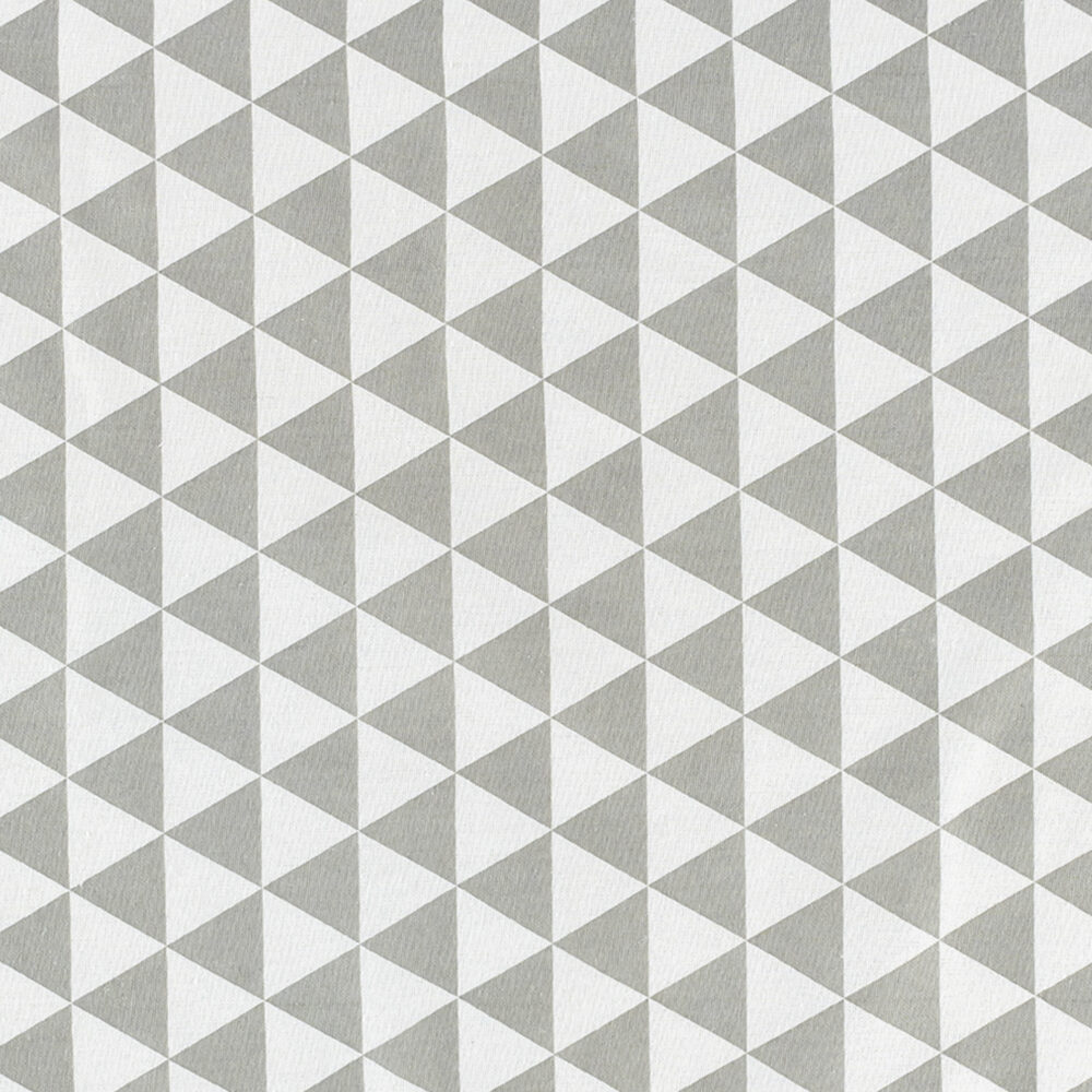 theedoek driehoek patroon grijs en wit