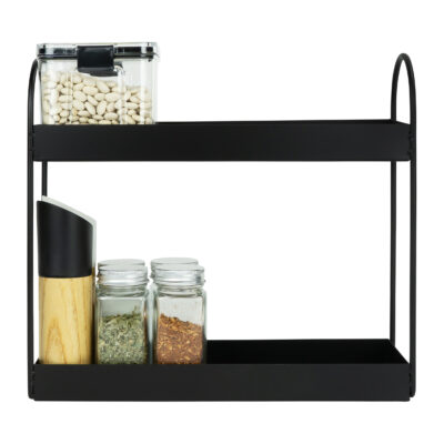 kruidenrek metaal zwart
