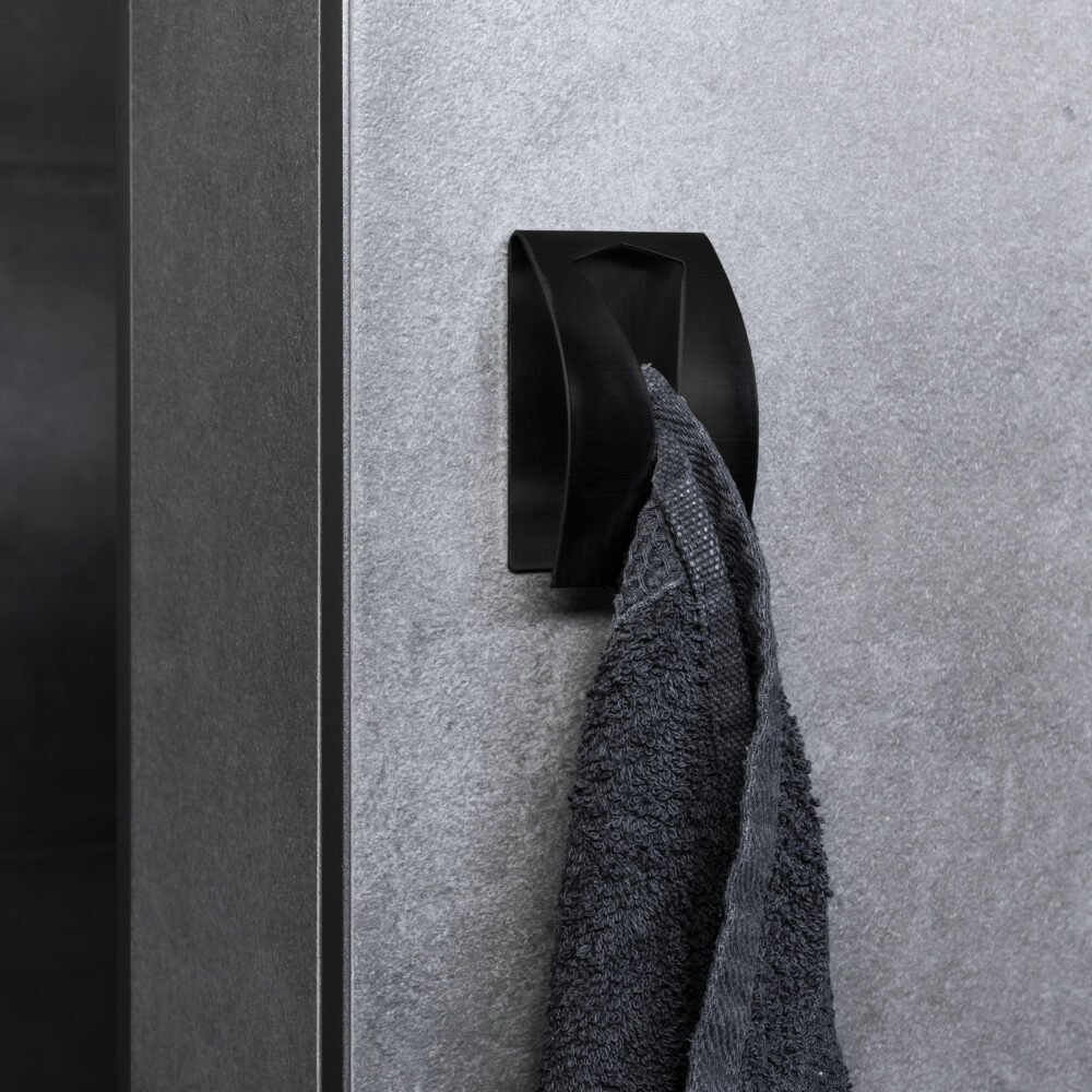 handdoekhouder zwart