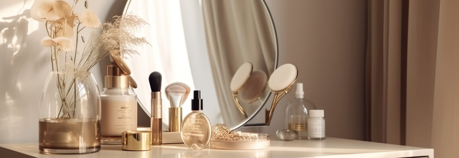 kaptafel voor make-up hoek