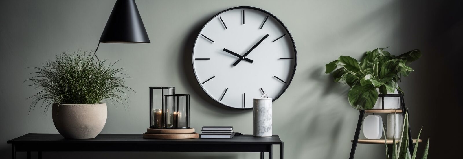 Wandklok voor een moderne woonstijl