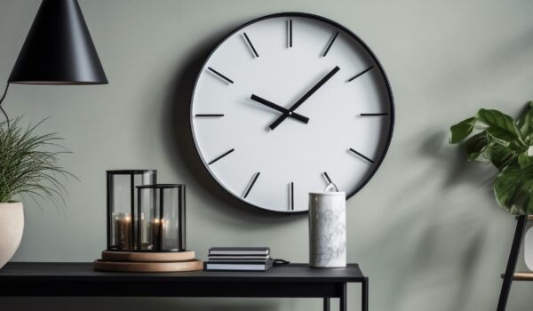Wandklok voor een moderne woonstijl