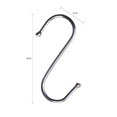 afmetingen ophanghaak in het zilver