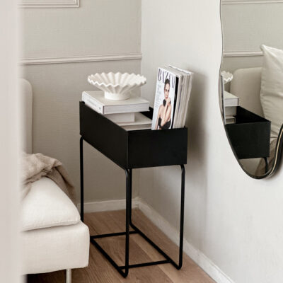 Planten tafel - Zwart Metaal