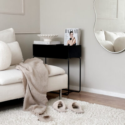 Planten tafel - Zwart Metaal