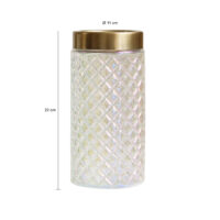 vaas wit gouden rand