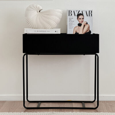 Planten tafel - Zwart Metaal