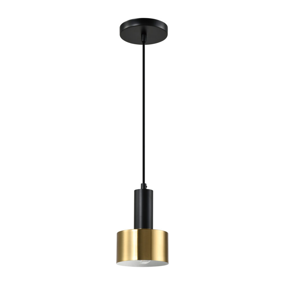 QUVIO Hanglamp – Metaal – Goud – Zwart