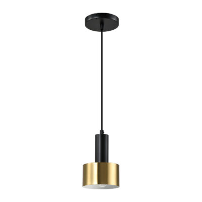 QUVIO Hanglamp – Metaal – Goud – Zwart
