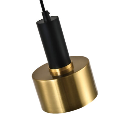 lamp goud zwart metaal