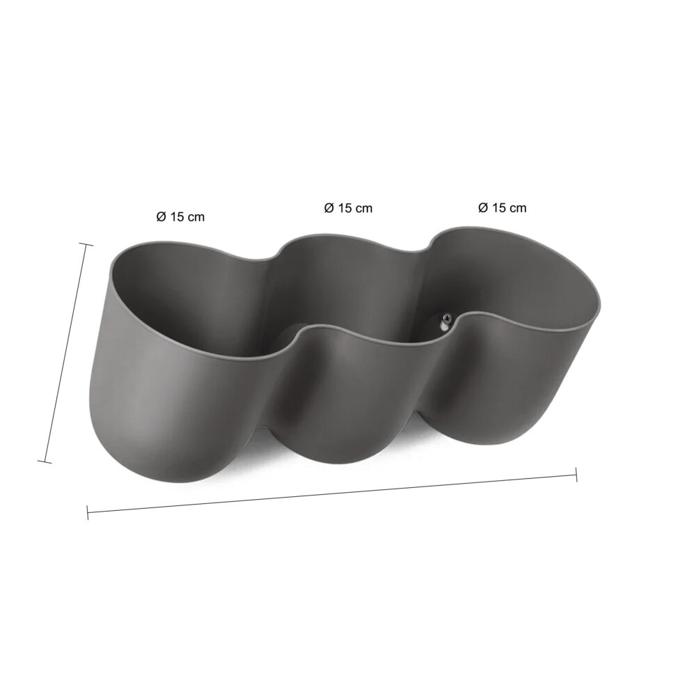 bloempotten antraciet