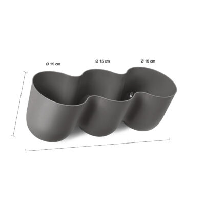 bloempotten antraciet