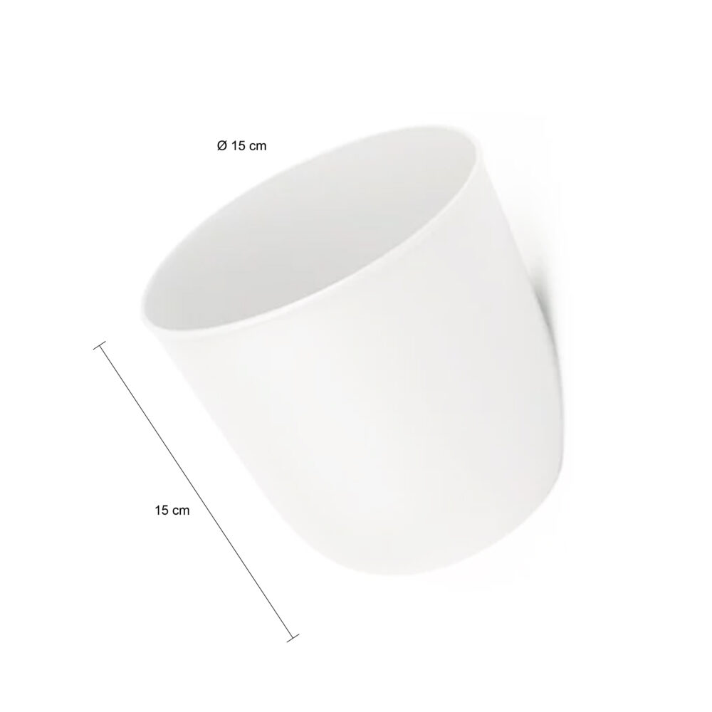 bloempot ophangen wit