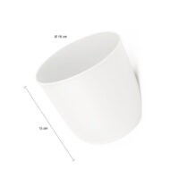 bloempot ophangen wit