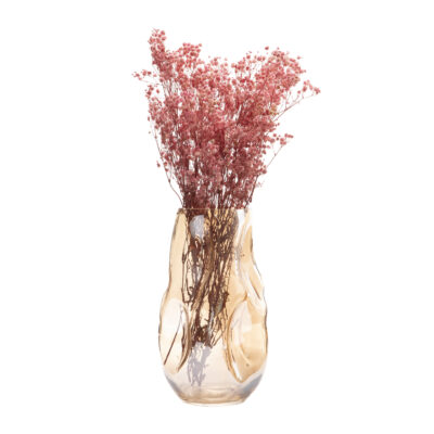 vaas gekreukt droogbloemenvaas