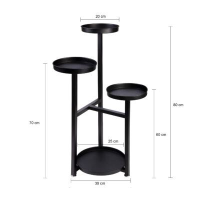 plantenstandaard zwart