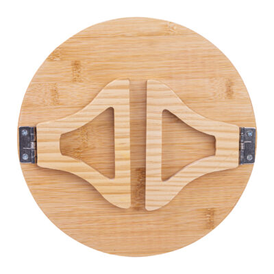 QUVIO Armleuning dienblad met inklapbare armen – Bamboe