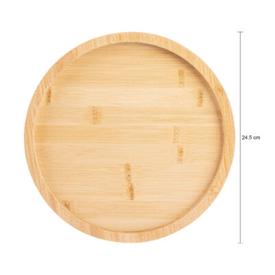 QUVIO Armleuning dienblad met inklapbare armen – Bamboe