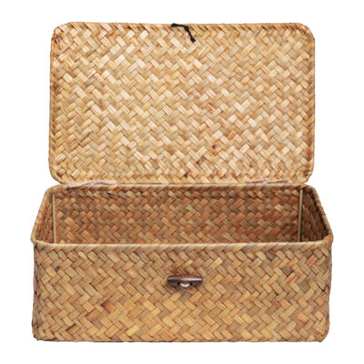 mooie opbergmand van riet