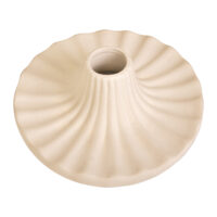 kandelaar, ronde kandelaar, kaarsenhouder, beige keramiek, decoratieve accessoire, veelzijdige kandelaar,