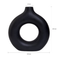 ronde donut vaas