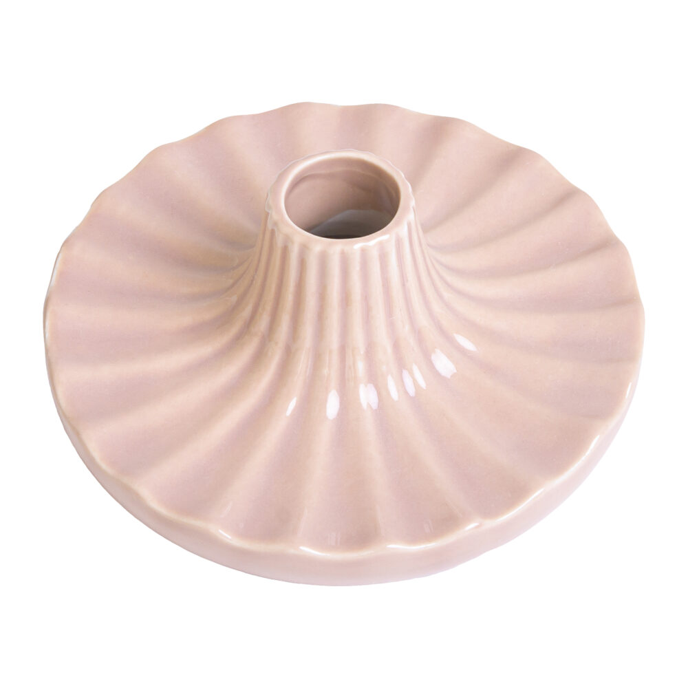 kandelaar, kaarsenhouder, ronde kandelaar, decoratieve accessoire, Veelzijdige kandelaar, Kandelaar oudroze