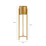 gouden plantenrek