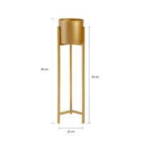 gouden plantenrek