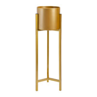 Gouden plantenstandaard medium